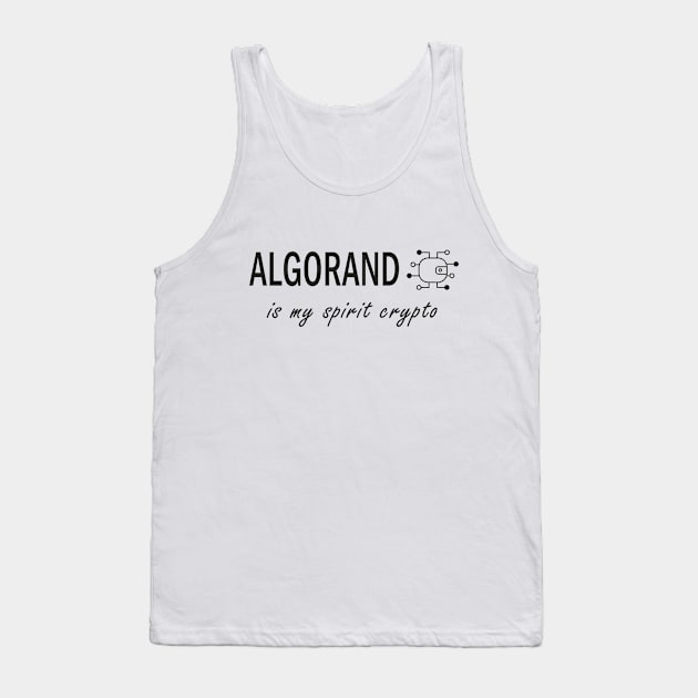 Algorand is my Spirit Crypto Tank Top by olivergraham